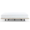 Lawton Faux Leather Divan Bed Frame with 2 Free Pedestals