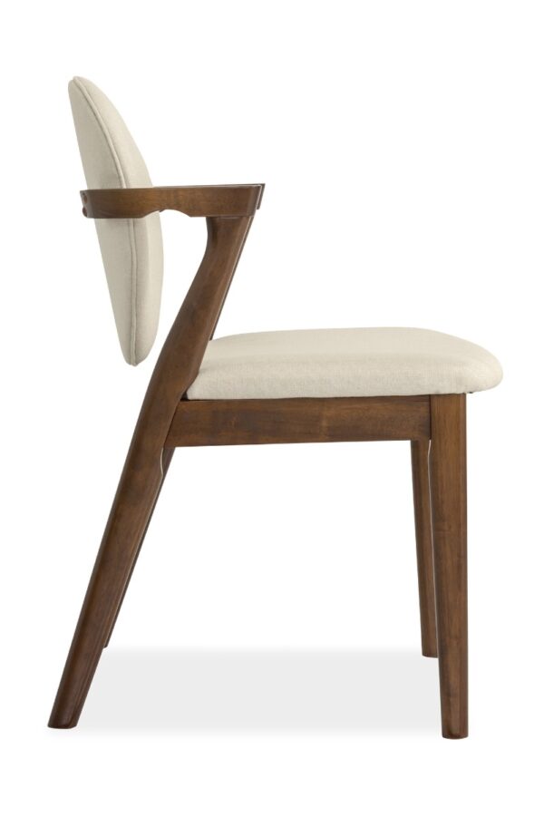 Ronny Arm Dining Chair – Walnut - Image 21