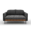 Waleis 2-Seater Sofa (Dark Grey)