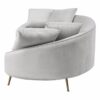 Svelte 4-Seater Sofa (Light Grey) - Image 12