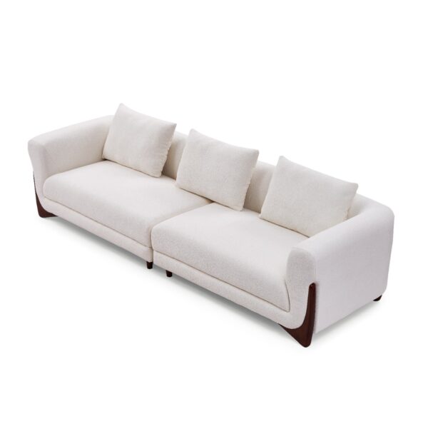 Gwenyth 3 Seater Fabric Sofa - Image 3