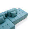 Woolcott L-Shape Sofa – Blue Green - Image 7