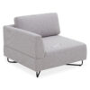 Scott 3-Seater Modular Sofa with Ottoman – Light Grey - Image 8