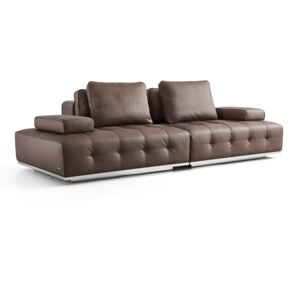 Rianne Modular 4-Seater Leather Sofa - Image 5
