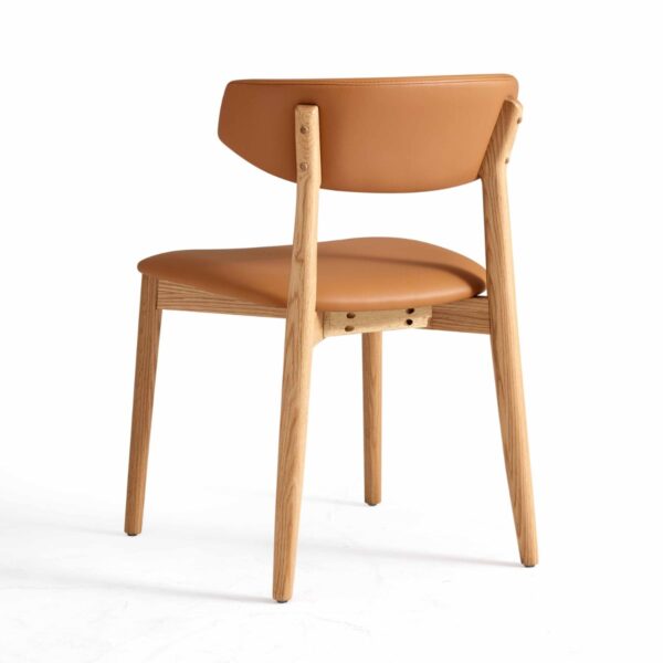 Vance Mid-Century Oak Dining Chair - Image 8