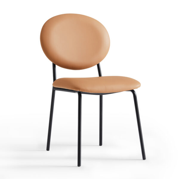 Adamou Faux Leather Dining Chair - Image 4