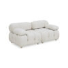 Gracie 2-Seater Sofa – White Boucle - Image 2