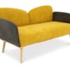 Vinger 2-Seater Sofa Set – Yellow - Image 2