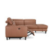 Aleksi L-Shape Leather Electric Sofa with USB Port - Image 5