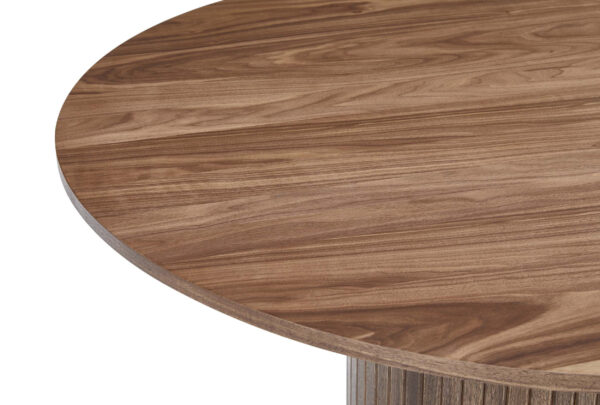 Caesar Round Dining Table – Walnut or Oak Finish - Image 10