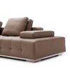 Talyessin 4-Seater Premium Leather Sofa – Dark Brown - Image 8
