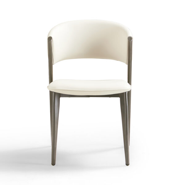 Otik Faux Leather Accent Chair - Image 4