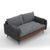 Wardell 2-Seater Sofa – Dark Grey Houndstooth - Image 6