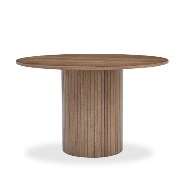 Caesar Round Dining Table – Walnut or Oak Finish - Image 2