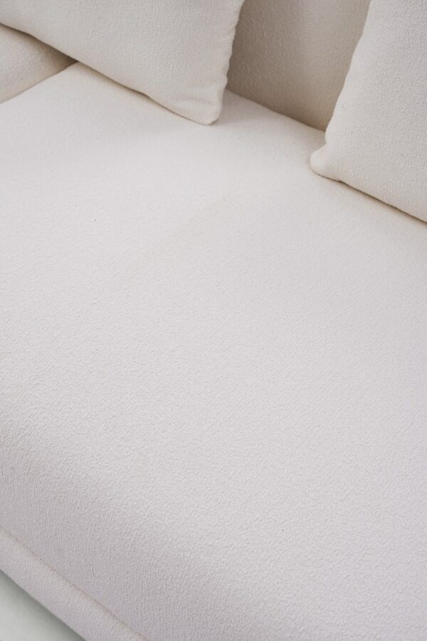 Gwenyth 4-Seater Sherpa Fabric Sofa - Image 10