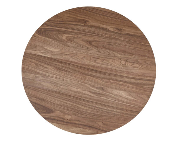 Caesar Round Dining Table – Walnut or Oak Finish - Image 8