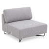Scott 3-Seater Modular Sofa with Ottoman – Light Grey - Image 6