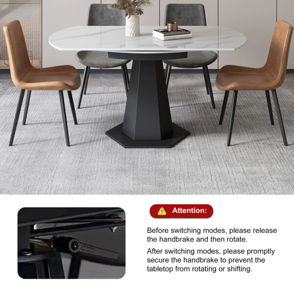 Harailt Modern Extendable Dining Table - Image 7