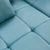 Woolcott L-Shape Sofa – Blue Green - Image 4