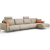 Kordale 5-Seater Leathaire Sofa with Ottoman - Image 3