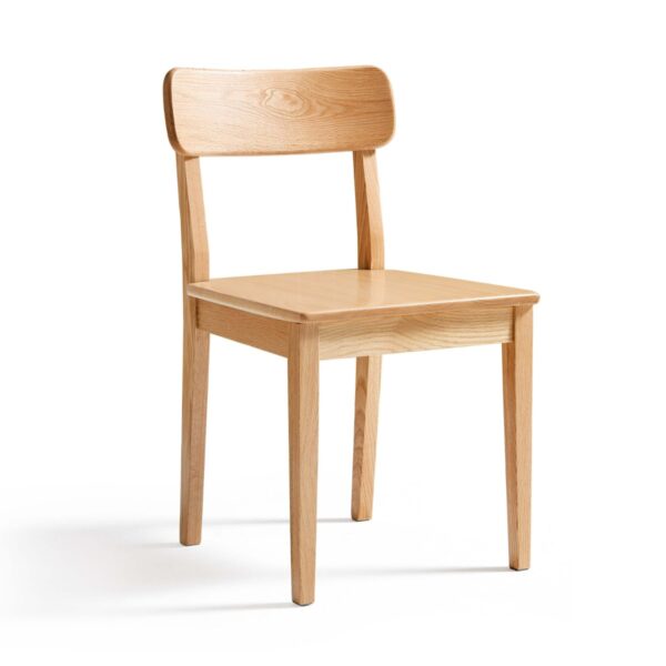 Umaru Solid Oak Wood Dining Chair - Image 2