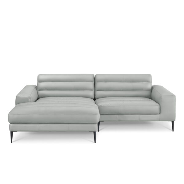 Vicente L-Shape Full Leather Sofa – Top Grain European Leather - Image 5