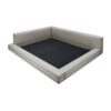 Clara Low Profile Upholstered Queen Bed Frame - Image 5