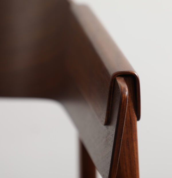 Emiko Oak Wood Dining Chair with Arms - Image 9