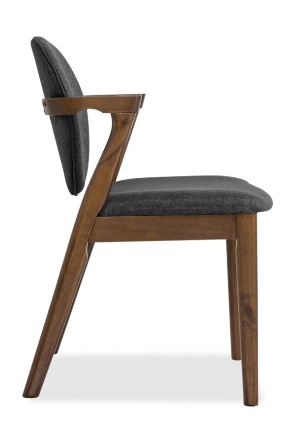 Ronny Arm Dining Chair – Walnut - Image 16