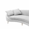 Svelte 4-Seater Sofa (Light Grey) - Image 7