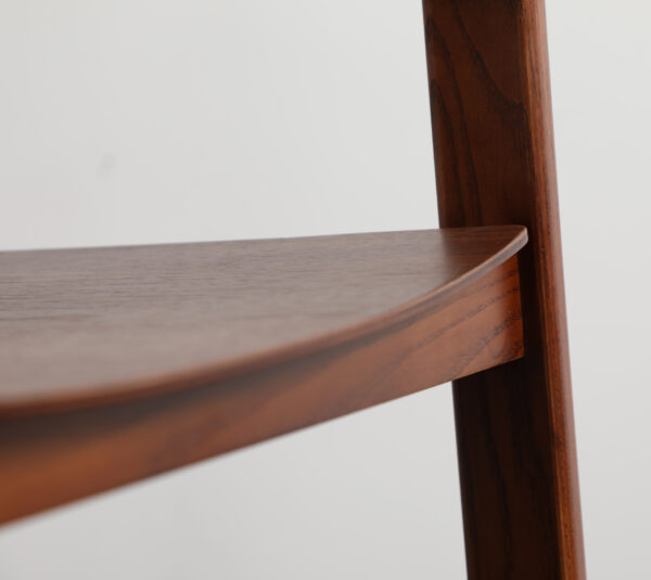 Emiko Oak Wood Dining Chair with Arms - Image 10