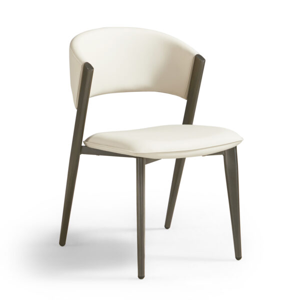 Otik Faux Leather Accent Chair - Image 3