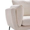 Aledwen 2-Seater Sofa – White Fabric - Image 7