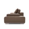 Talyessin 4-Seater Premium Leather Sofa – Dark Brown - Image 4