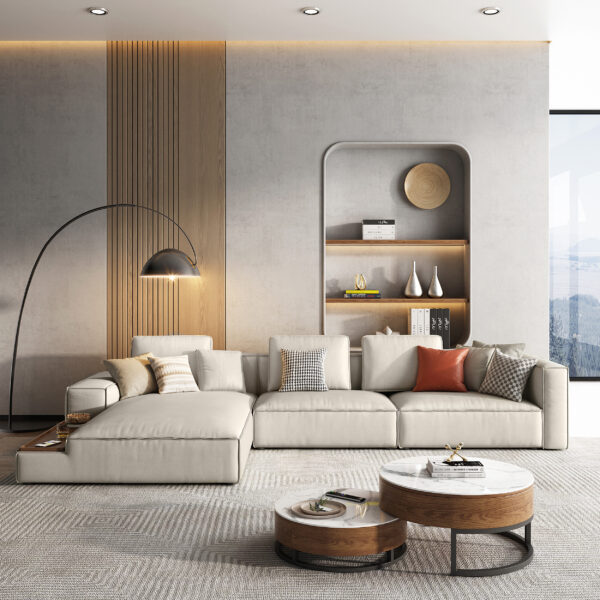 Siddell Premium 4-Seater L-Shape Sofa - Image 8