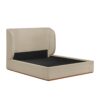 Rosaura Wabi-Sabi Boucle Fabric Bed Frame - Image 8