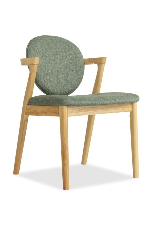 Ronny Arm Dining Chair – Natural - Image 11