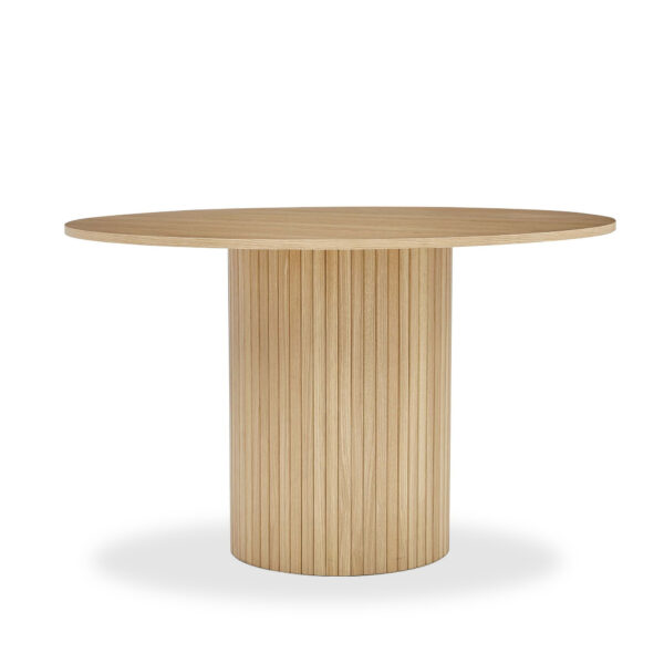 Caesar Round Dining Table – Walnut or Oak Finish