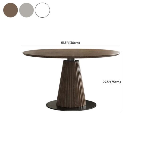 AOKA Elowen Round 4-seater Dining Table Set - Image 9