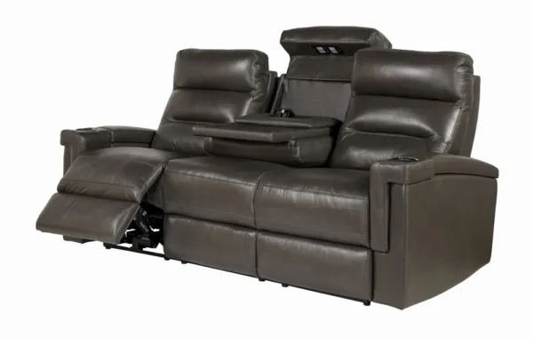 Valentio Premium 2-Seater Recliner Sofa with Console - Image 9