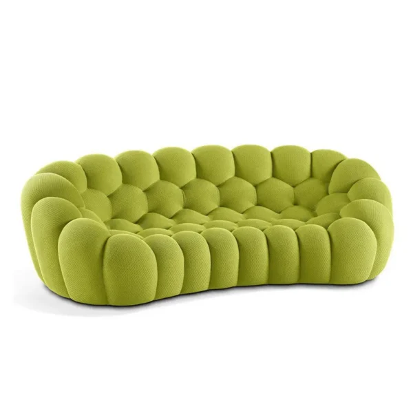 LUNARA Velvet Cloud 3-Seater Sofa - Image 2