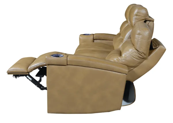 Valentio Premium 2-Seater Recliner Sofa with Console - Image 7