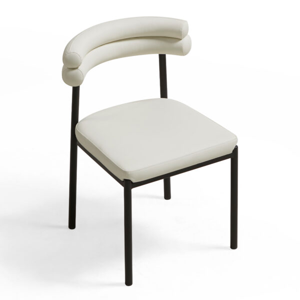 Aludra Faux Leather Dining Chair - Image 4