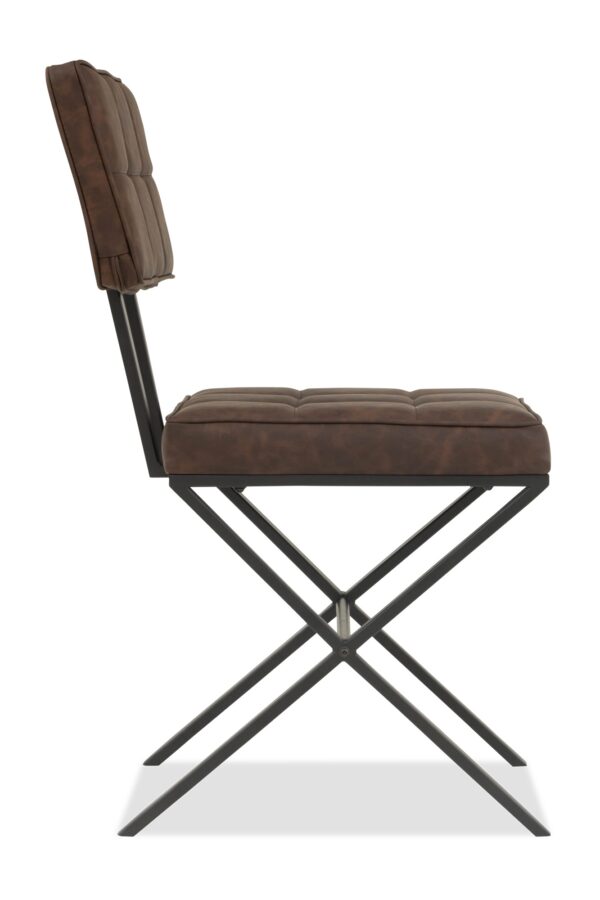 Bertrand Faux Leather Dining Chair - Image 7