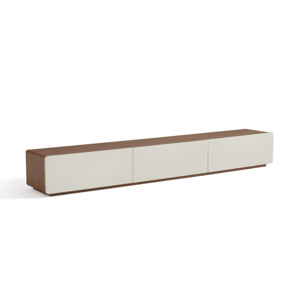 Ayelin Grey/Walnut TV Console - Image 2
