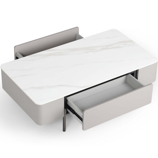 Higham Grey Sintered Stone Coffee Table - Image 2