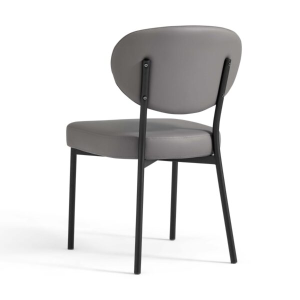 Choni Faux Leather Armless Chair - Image 5