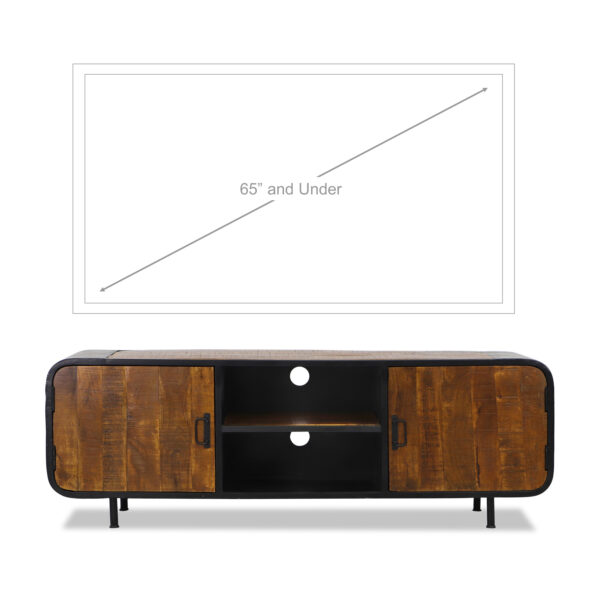 Akaki Reclaimed Mango Wood TV Console - Image 13