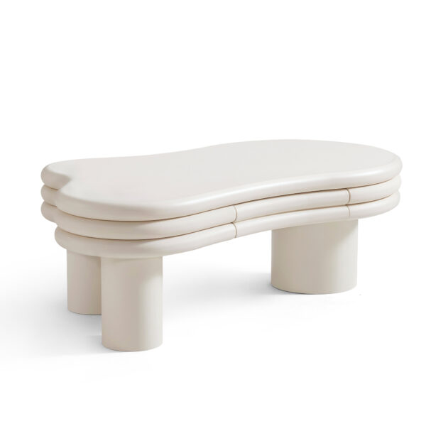 Altti 2-Piece CreamBlack Coffee Table Set - Image 3