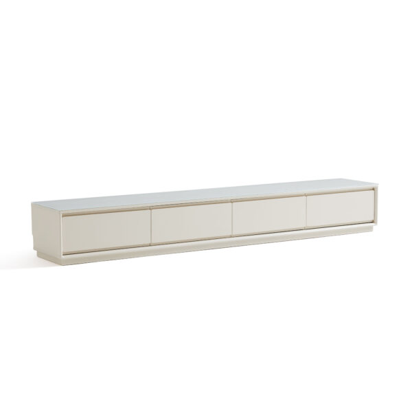 Imre 2.15M TV Console – Off-White - Image 2